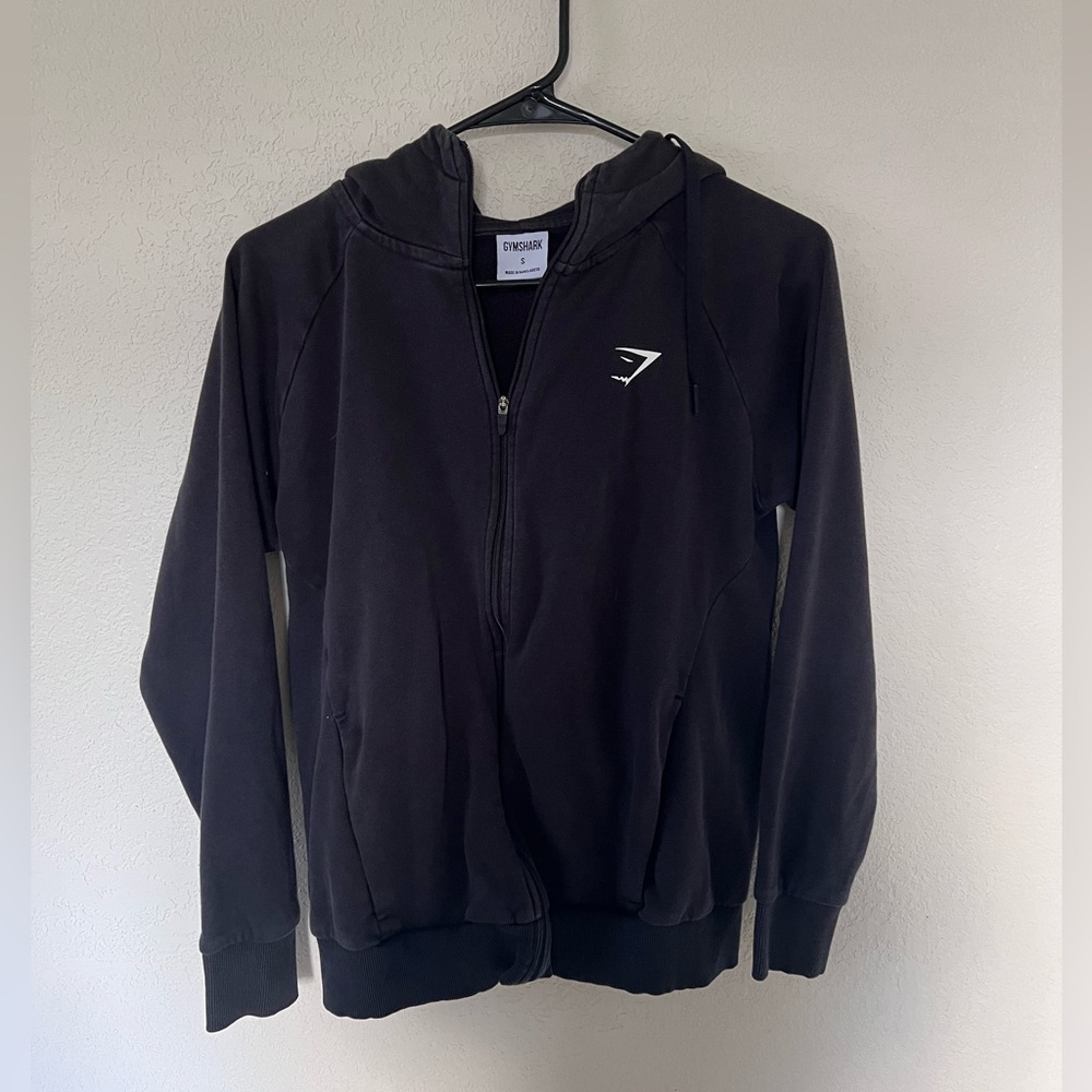 gym shark zip up